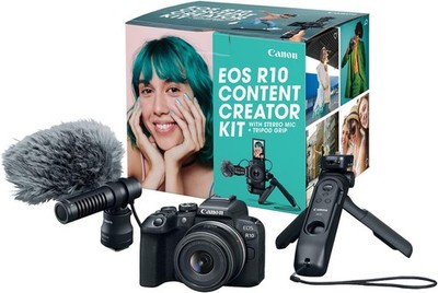 Canon EOS R10 Mirrorless Camera w/RF-S18-45mm f/4.5-6.3 is STM Lens Kit (Content