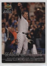 2004 Upper Deck First Pitch Season Highlights Checklist Roger Clemens #267 12ct