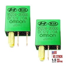 2 Piece 95224-2D000 Automotive Relay 35A 12VDC 4Pins