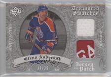 2008 Upper Deck Artifacts Silver Jersey/Patch 33/35 Glenn Anderson Patch HOF 0c3
