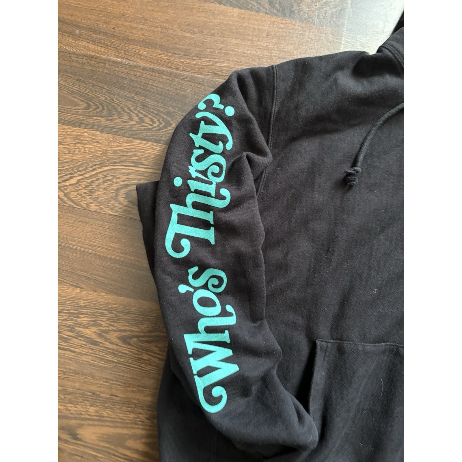 Super RARE Find Champion AZ HEAVYWEIGHT SMILEY HOODIE Men’s Sz Large image 3