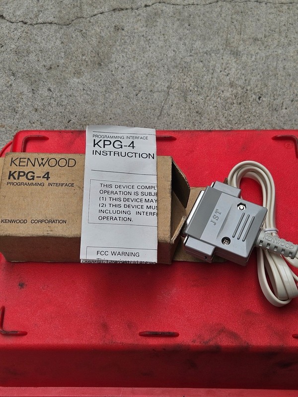 Kenwood PKG-4 Serial Programming Interface Cable for TK-760K TK-860K Radio