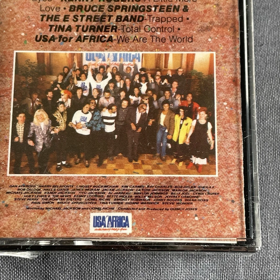 We Are The World USA for Africa *New Sealed* Cassette Tape 1985 PRINCE CHICAGO - Image 3 of 4