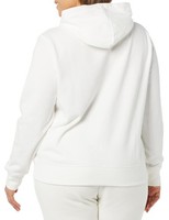 Fleece-Kapuzenpullover Damen Weiß GrößE S Amazon Essentials Normaler Schnitt