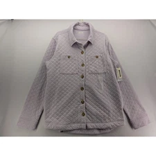 NWT Duluth Women’s AirLoc Quilted Shirt Jac in Chive Blossom size Medium