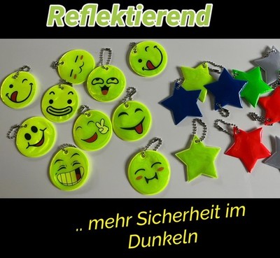 Mehr Sicherheit im Dunkeln Reflektor Anhänger beim Laufen Jogging Radfahren