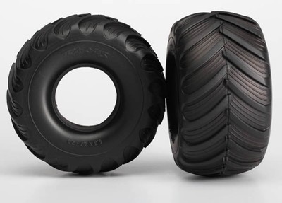 Traxxas 1/10 Bigfoot 2WD BL-2s * Terra Grove Dual Profile Tires, Foam Inserts *