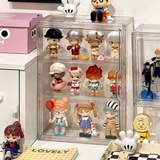 Clear Acrylic Display Case, 3 Tier Plastic Cabinet Storage Box For Toy Models UK