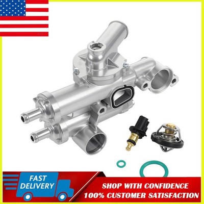 Aluminum Thermostat Housing With Sensor for Chrysler Sebring New Gasket