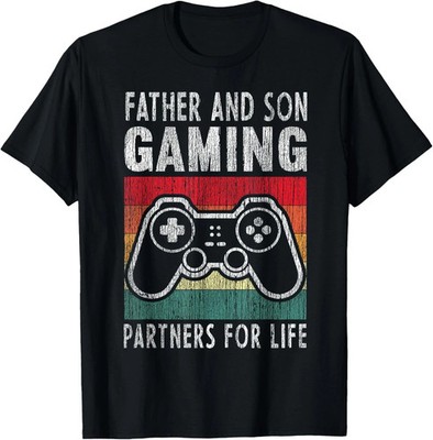Father Son Gaming Partners Life Family Matching T-Shirt