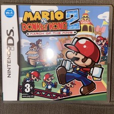 Mario vs Donkey Kong 2 March of the Minis Nintendo DS Complete CIB - Tested