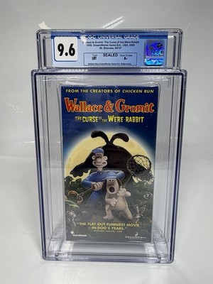 Wallace & Gromit VHS The Curse of the Were-Rabbit 2006 Dreamwork s - CGC 9.6 A+