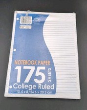 4 - Loose Leaf Paper, Notebook Paper, College Ruled Filler Paper, Standard,