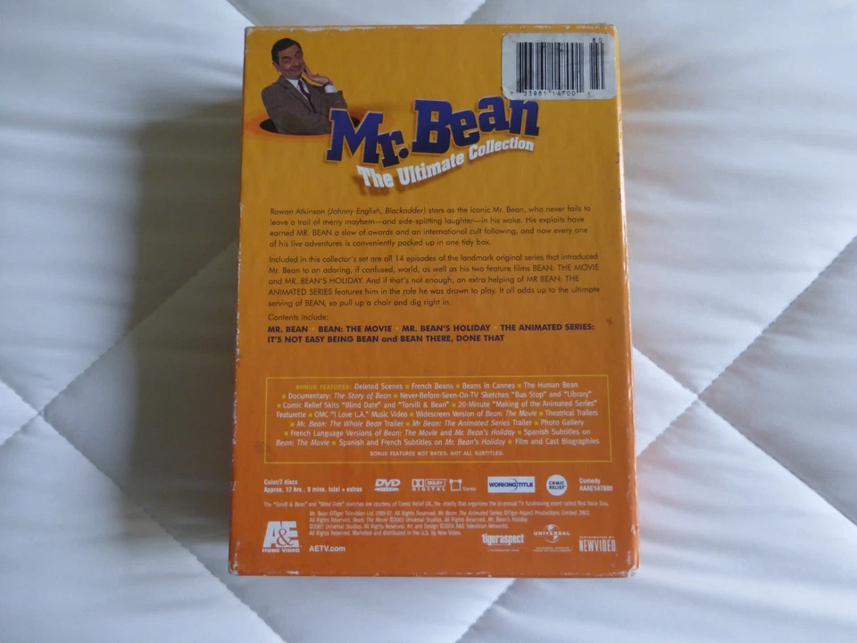 Mr. Bean: The Ultimate Collection (DVD, 2008, 7-Disc Box Set) A&E - Image 2 of 4