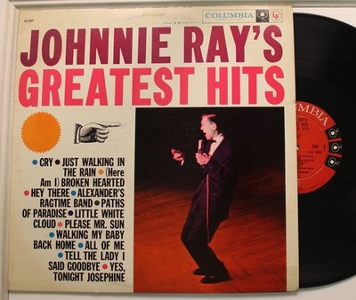 Johnnie Ray Lp Greatest Hits On Columbia - Vg+ To Vg++/ Vg+ To Vg++
