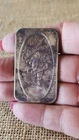 Sterling Silver 1oz. 999 Pure Silver Measures 1.96" X 1.14" Heavy Patina