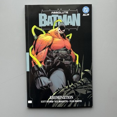 Absolute Batman Vol 2 Abomination TPB NEW Snyder Dragotta Bane Trade Paperback
