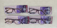 "4 pair" Foster Grant Reading Glasses VRL2103 3.25 purple READERS