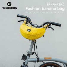 ROCKBROS Bicycle Bag 1.8L Capacity Banana Shape Bike Bag with Shoulder Strap