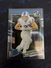 2023 Donruss Clearly Sam LaPorta Rated Rookie #81 Lions