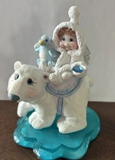 Dreamsicles Figurine Vintage Northern Lights Polar Pals And Powder Puff 1998