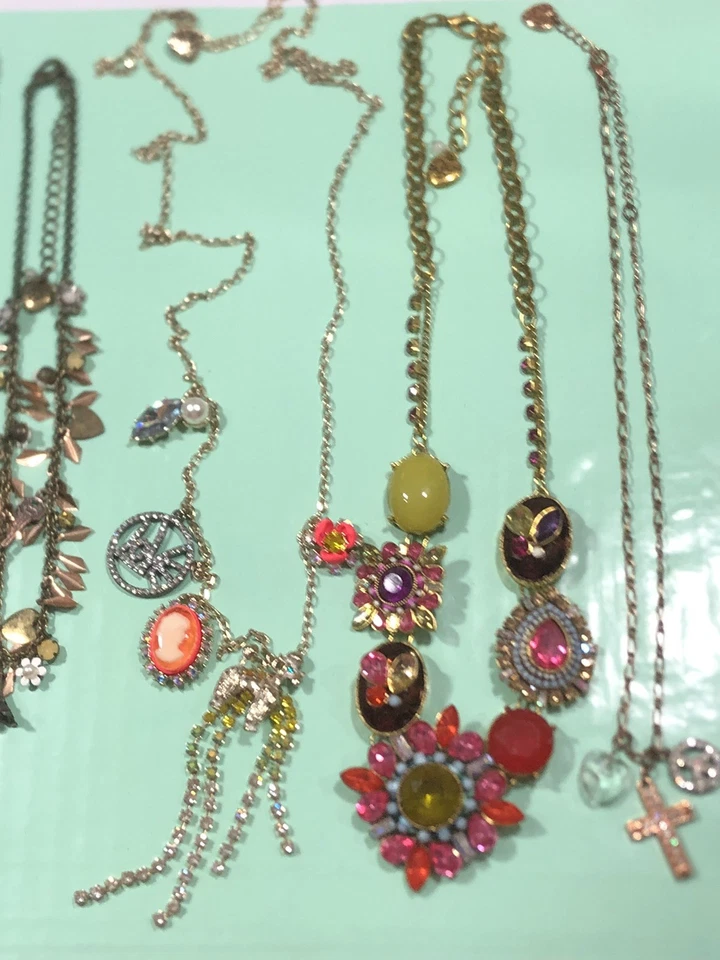Lote De 8 Collares Betsey Johnson Vintage’s  Foto 3 de 4
