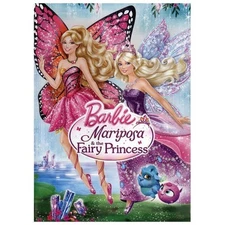 Barbie: Mariposa & the Fairy Princess (DVD  dvd disc work, no case free shipping