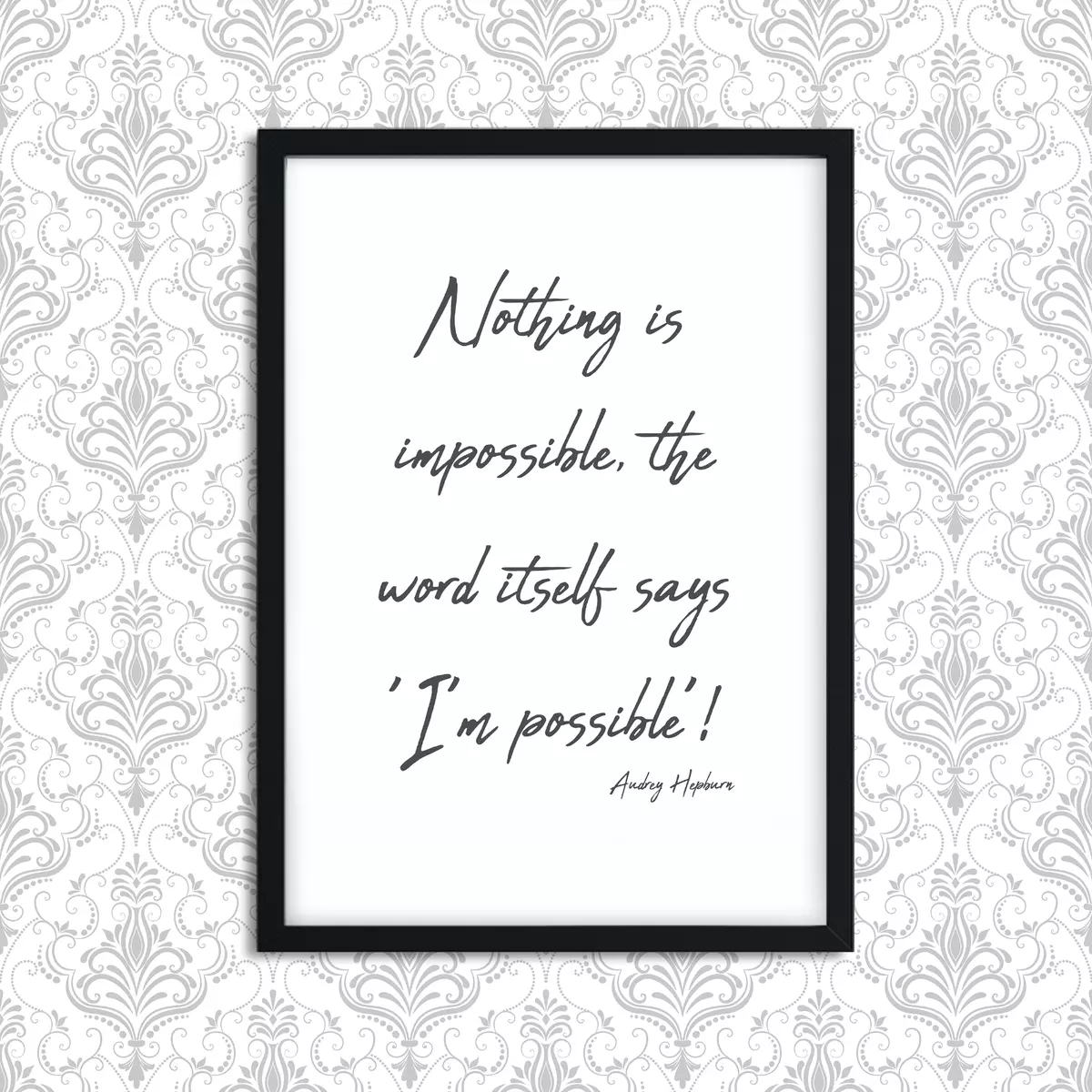 Audrey Hepburn Inspirational Quotes / Motivational Prints, Home ...