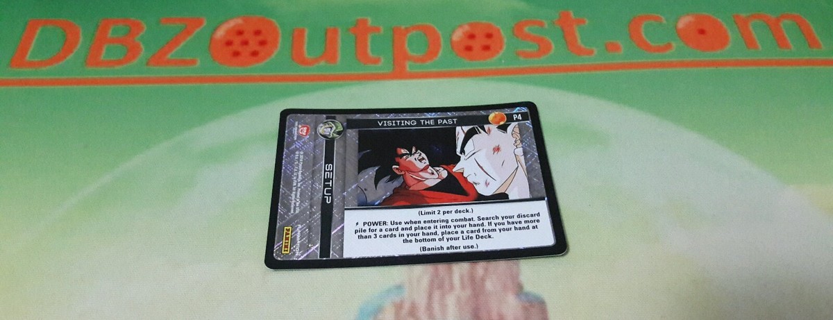 Dragon Ball Z DBZ TCG Panini Promo P4 Visiting the Past Foil
