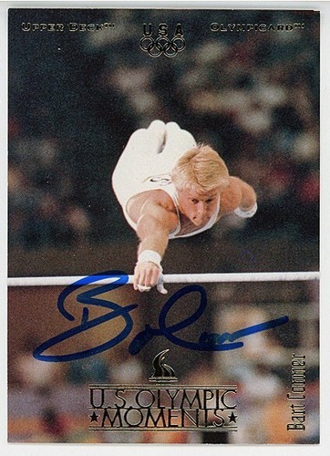 1996 -BART CONNER- GUARANTEED Signed/Autograph/Auto Upper Deck Olympics Card