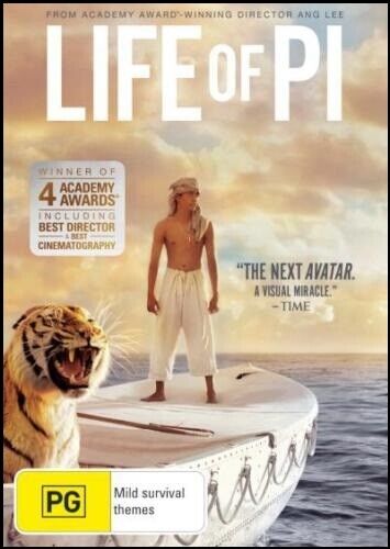 LIFE of PI - Epic Adventure Fantasy (Ang LEE) Film DVD NEW SEALED Region 4 - Picture 1 of 1