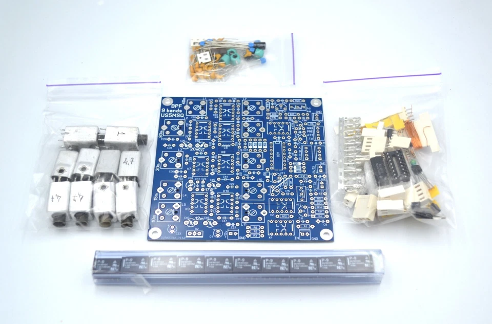 9 Band HF BPF Inteface Modul DIY KIT Bandpassfilter ODYSSEY HiQSDR Red Pitaya