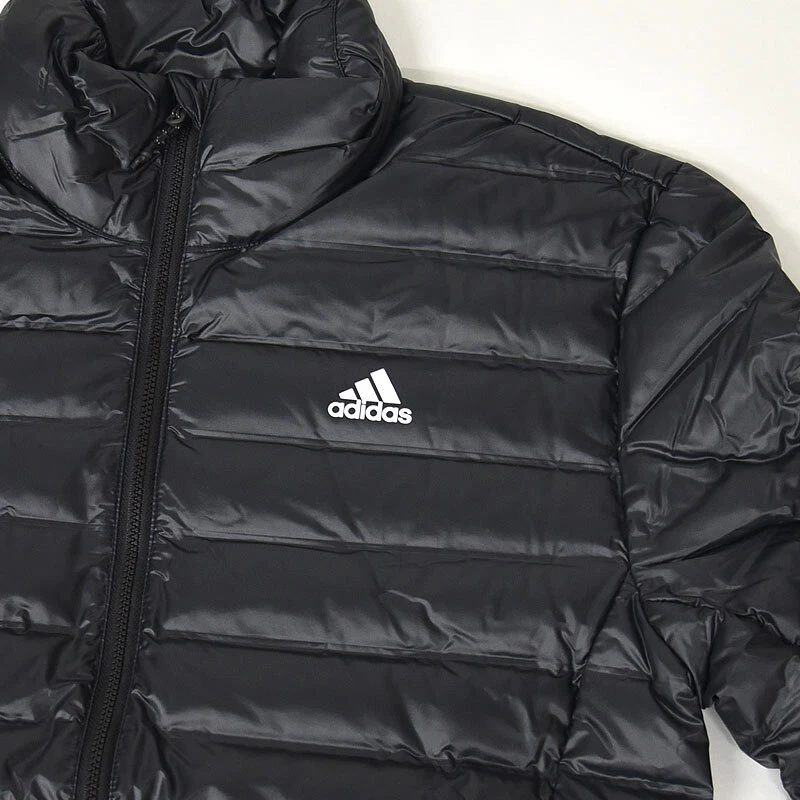 Blå give Fortov Adidas Men&#039;s Varilite Down Jacket Black White Puffer Jacket Full Zip  BS1588 NEW | eBay