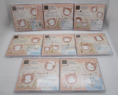 HETALIA axis powers x Hitsuji de Oyasumi Series CD Vol.1-8 8CDs w
