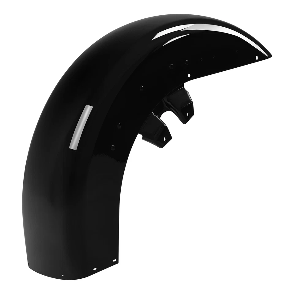 Vivid Black Front Fender Fit For Harley Electra Glide Road King 1989-2013 - Image 2 of 4