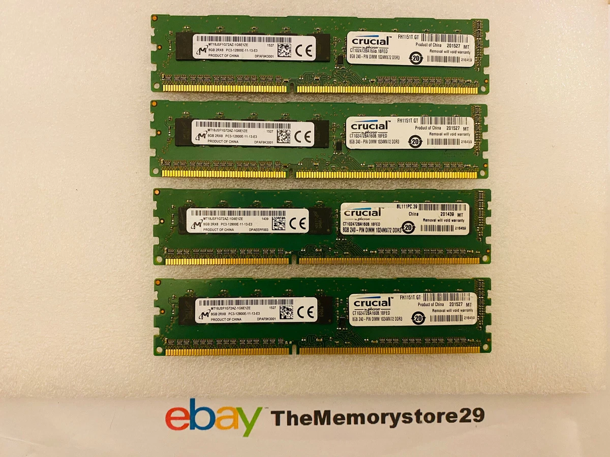 8Go RAM Mémoire Asus VivoPC M32CD (DDR3) (DDR3-12800 - Non-ECC