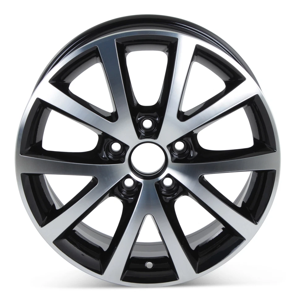 Llanta de repuesto de aleación de 16" nueva para Volkswagen Jetta SE 2016 2017 2018 70008 Foto 3 de 4