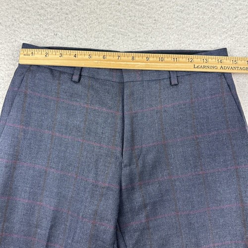 J. Crew Ludlow Slim Fit Suit Pant Men's 29 Mini Herringbone Windowpane Wool - Picture 5 of 11