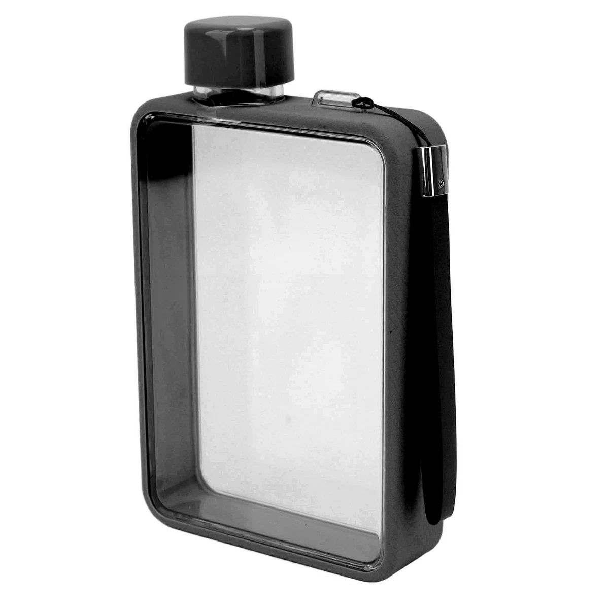 Flat flask cheap water bottle