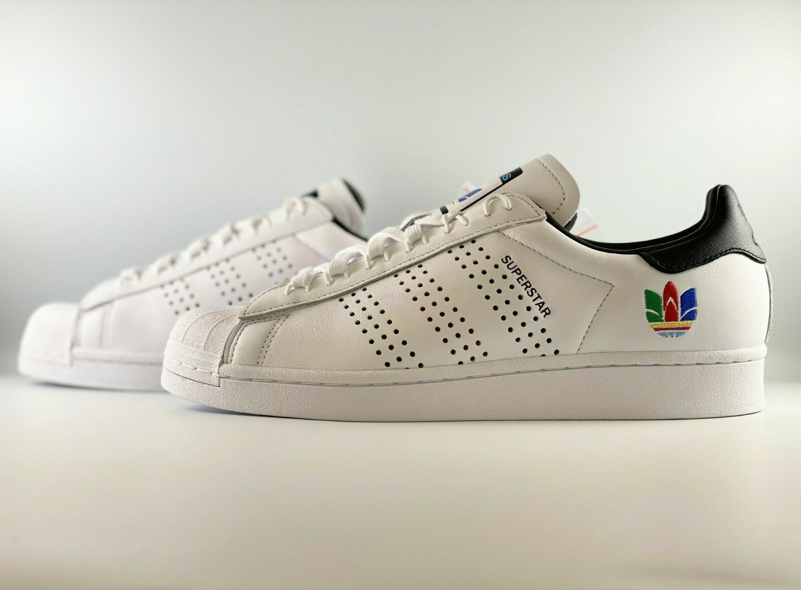 Size 9 - adidas Superstar Colorful Trefoil - Cloud White 2020 - FW5388 for  sale online | eBay