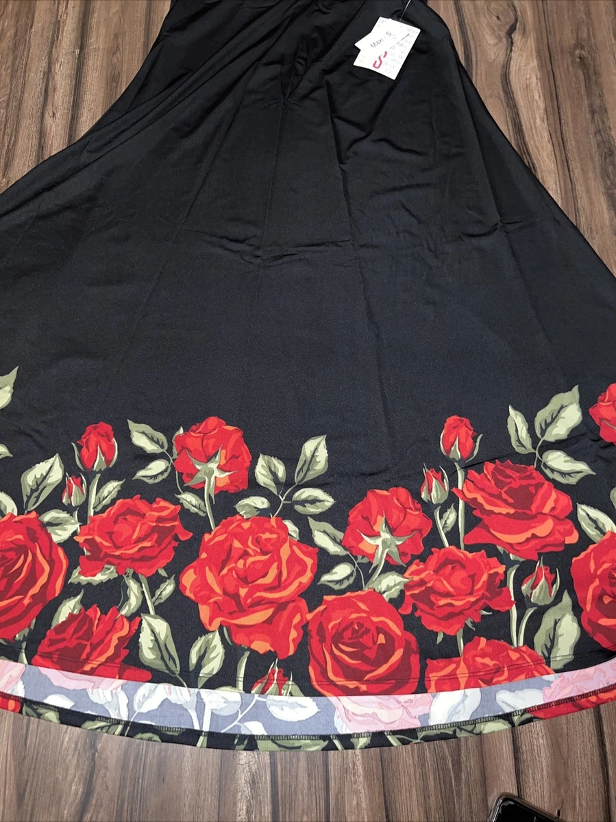 Lularoe black 2025 maxi skirt