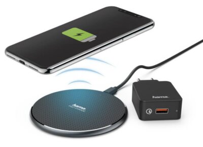 Hama Qi Kabelloses Ladegerät 10W Wireless Fast Charger Induktive Ladestation 094