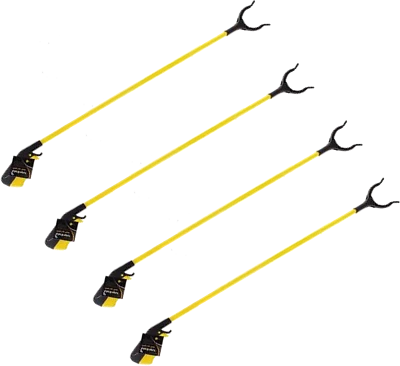 BLACKSPUR Long Reach Grabber Reacher Litter Picker Helping Hand Held Pick Up Tool 76CM