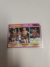 1981-82 Topps NBA #64 Supersonics Team Leaders