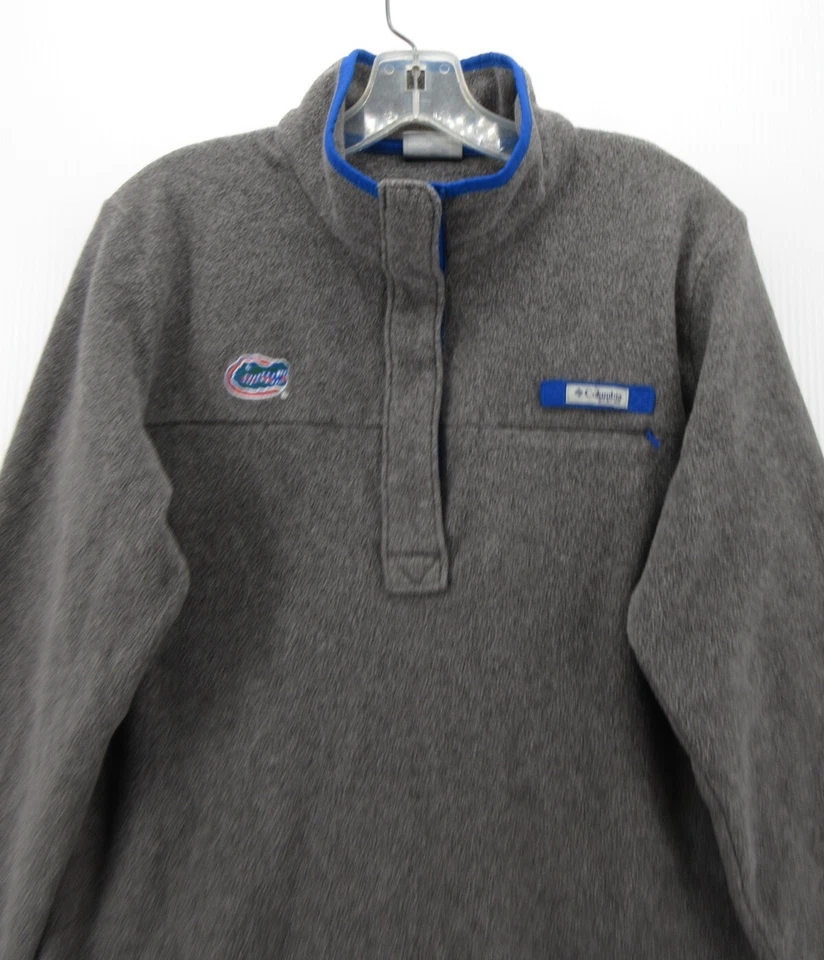 Florida Gators Sweatshirt Boys Large Gray Columbia PFG Harborside Fleece Youth - Image 2 of 4