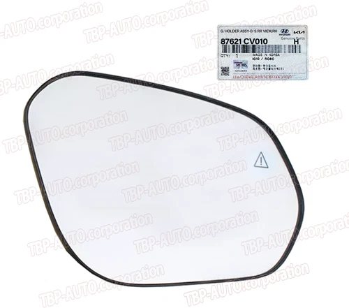 GENUINE OEM Mirror GLASS Holder RIGHT HEATED + BSD 2022-2024 Kia EV6 87621CV010