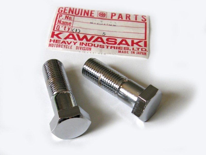 Kawasaki Fork Triple Tree Pinch Clamp Bolts 12x36 NOS oem z1