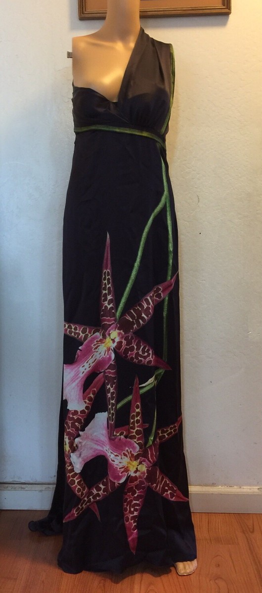 ワンピース Alexander Mcqueen Dress Alexander McQueen One-shoulder Crinkled Silk-chiffon and