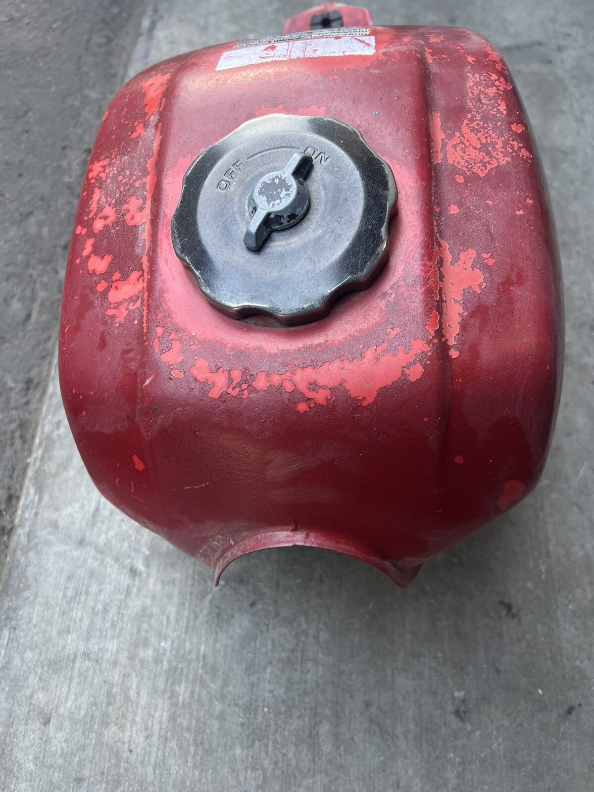 1985 HONDA ATC250ES BIG RED FUEL TANK OEM GAS PETCOCK ENGINE CAP 2 eBay