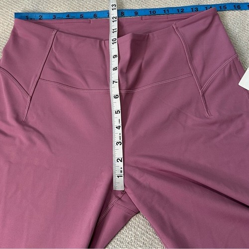 Lululemon Leggings Size 12 NWT $128 Groove High Rise Flare Velvet Dust Pink Rare - Picture 10 of 17